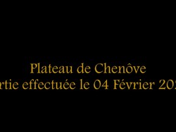 Randonnée sur le plateau de Chenove le 4 février 2020